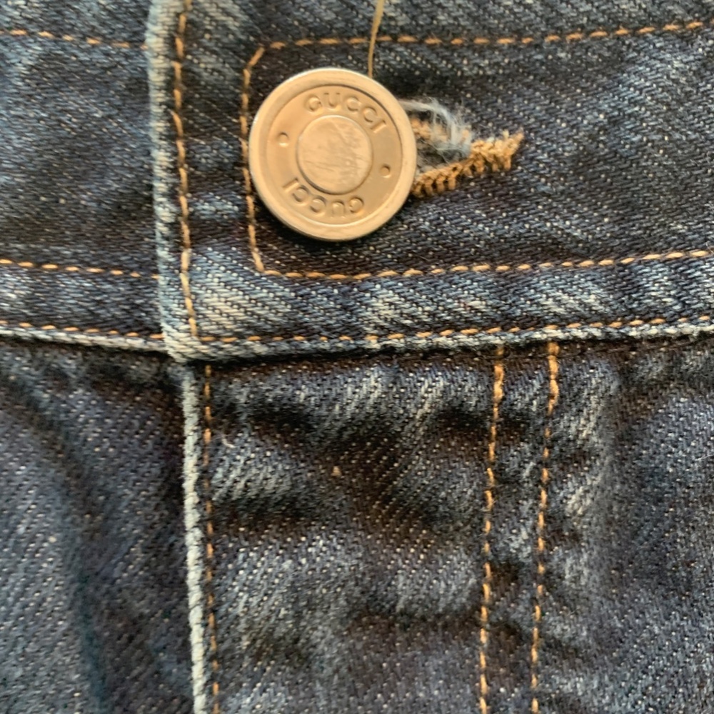 Vintage Gucci Jean Skirt - Picture 3 of 11